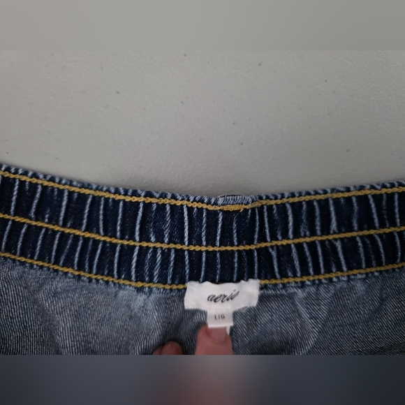 Aerie Distressed Denim Shorts - Picture 3 of 3